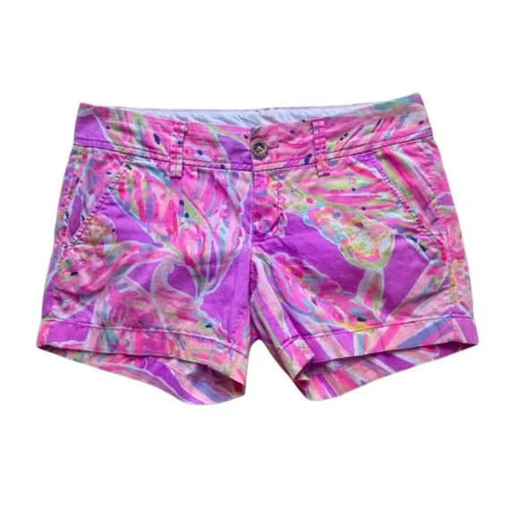 Lilly Pulitzer Callahan Short in Amethyst Sunseekers - Picture 2 of 8